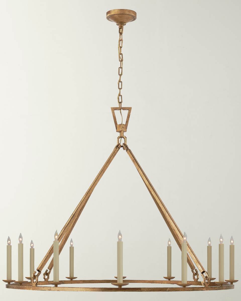 Darlana Extra Large Single Ring Chandelier By Chapman & Myers